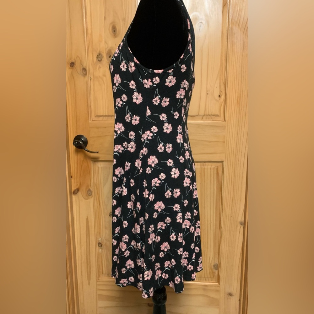Forever 21 Black Floral Mini Dress - Picture 3 of 4
